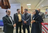 بازدید معاون درمان دانشگاه علوم پزشکی گیلان و هئیت همراه از بیمارستان شهید نورانی تالش