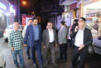 حضور میدانی رییس شورا، شهردار و فرماندار رشت در سطح شهر و بررسی روند رفع آبگرفتگی معابر